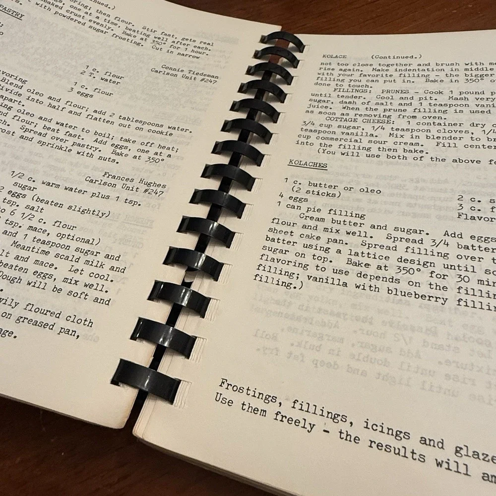 American Legion Auxiliary Cookbook Adair County Iowa Recipes VTG 1981